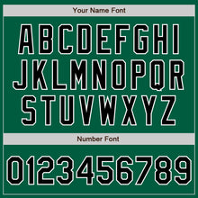 Load image into Gallery viewer, Custom Kelly Green Black-White Authentic Baseball Jersey