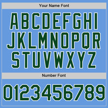 Load image into Gallery viewer, Custom Light Blue Green-White Mesh Authentic Throwback Baseball Jersey