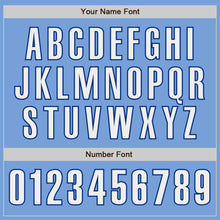 Load image into Gallery viewer, Custom Light Blue White-Royal Authentic Baseball Jersey