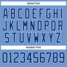 Load image into Gallery viewer, Custom Light Blue Royal-White Hockey Jersey