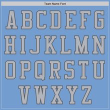 Load image into Gallery viewer, Custom Light Blue Gray-Steel Gray Authentic Baseball Jersey