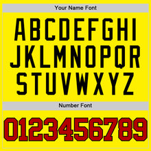 Load image into Gallery viewer, Custom Light Yellow Red-Black Authentic Basketball Jersey