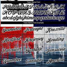 Load image into Gallery viewer, Custom Red Black-Navy 3D Texas Flag And Fish Fishing Long Sleeve Performance T-Shirt