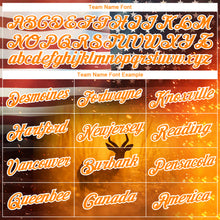 Load image into Gallery viewer, Custom Bay Orange White 3D Animal Deer Hunting American Flag Long Sleeve Performance T-Shirt