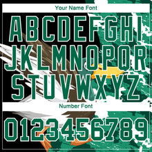 Load image into Gallery viewer, Custom Black Kelly Green-Camo 3D Animal Duck Hunting Long Sleeve Performance T-Shirt