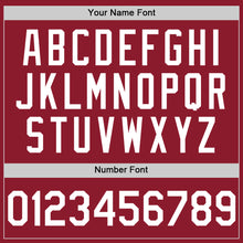 Load image into Gallery viewer, Custom Maroon White Mesh Authentic Throwback Baseball Jersey