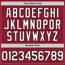 Load image into Gallery viewer, Custom Maroon White-Black Mesh Authentic Throwback Baseball Jersey
