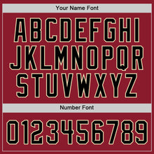 Load image into Gallery viewer, Custom Maroon Black-City Cream Mesh Authentic Throwback Baseball Jersey