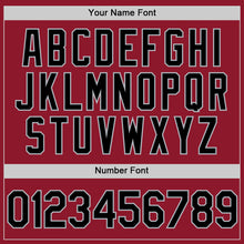 Load image into Gallery viewer, Custom Maroon Black-Gray Authentic Throwback Baseball Jersey