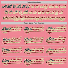 Load image into Gallery viewer, Custom Medium Pink Vintage USA Flag-Cream Authentic Baseball Jersey