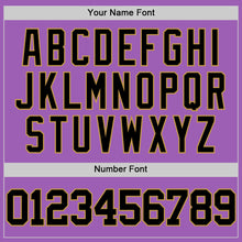 Load image into Gallery viewer, Custom Medium Purple Black-Old Gold Authentic Basketball Jersey