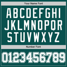 Load image into Gallery viewer, Custom Midnight Green White Authentic Basketball Jersey