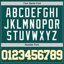 Load image into Gallery viewer, Custom Midnight Green White-Gold Authentic Basketball Jersey