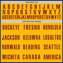 Load image into Gallery viewer, Custom Navy Crimson-Gold Authentic Baseball Jersey