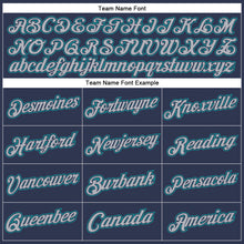 Load image into Gallery viewer, Custom Stitched Navy Gray-Teal Sports Pullover Sweatshirt Hoodie