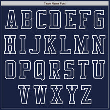 Load image into Gallery viewer, Custom Navy White Authentic Baseball Jersey