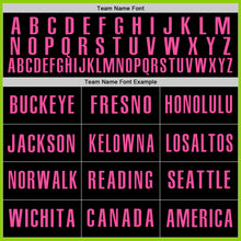 Load image into Gallery viewer, Custom Neon Green Pink-Black Authentic Baseball Jersey