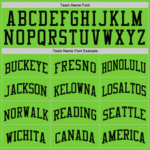 Load image into Gallery viewer, Custom Neon Green Black Authentic Basketball Jersey