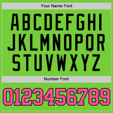 Load image into Gallery viewer, Custom Neon Green Pink-Black Authentic Basketball Jersey