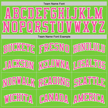 Load image into Gallery viewer, Custom Neon Green Pink-White Authentic Basketball Jersey