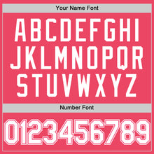 Load image into Gallery viewer, Custom Neon Pink White Authentic Baseball Jersey