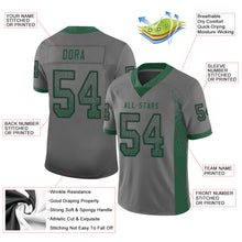 Load image into Gallery viewer, Custom Gray Grass Green-Black Drift Fashion Football Jersey