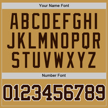 Load image into Gallery viewer, Custom Old Gold Brown-White Authentic Basketball Jersey