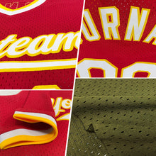 Load image into Gallery viewer, Custom Olive Navy-Old Gold Authentic Throwback Salute To Service Baseball Jersey