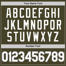 Load image into Gallery viewer, Custom Olive White-Gray Authentic Throwback Salute To Service Basketball Jersey