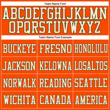 Load image into Gallery viewer, Custom Orange Cream-Olive Mesh Authentic Football Jersey