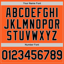 Load image into Gallery viewer, Custom Orange Black-Gray Authentic Throwback Baseball Jersey