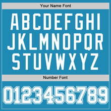 Load image into Gallery viewer, Custom Panther Blue White Authentic Basketball Jersey