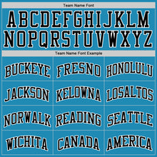 Load image into Gallery viewer, Custom Panther Blue Black-White Authentic Basketball Jersey