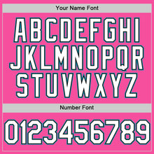 Load image into Gallery viewer, Custom Pink Black-Teal Authentic Throwback Baseball Jersey