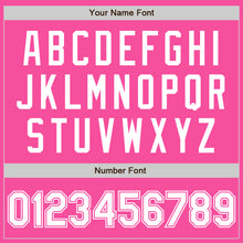 Load image into Gallery viewer, Custom Pink White Authentic Baseball Jersey