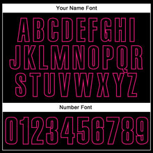 Load image into Gallery viewer, Custom Black Hot Pink 3D Pink Ribbon Breast Cancer Awareness Month Women Health Care Support Performance Polo Shirt