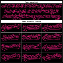 Load image into Gallery viewer, Custom Black Hot Pink-White 3D Pink Ribbon Breast Cancer Awareness Month Women Health Care Support Performance Polo Shirt