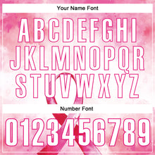 Load image into Gallery viewer, Custom Pink White-Hot Pink 3D Pink Ribbon Breast Cancer Awareness Month Women Health Care Support Performance Polo Shirt