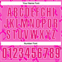 Load image into Gallery viewer, Custom Pink Hot Pink-White 3D Pink Ribbon Breast Cancer Awareness Month Women Health Care Support Performance Polo Shirt