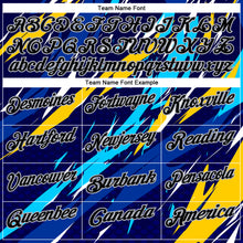 Load image into Gallery viewer, Custom Navy Black-Gray 3D Bowling Performance Polo Shirt