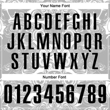 Load image into Gallery viewer, Custom White Black-Steel Gray 3D Bowling Abstract Liquid Performance Polo Shirt