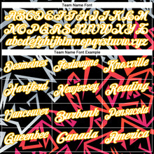 Load image into Gallery viewer, Custom Black White-Gold 3D Bowling Performance Polo Shirt