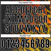 Load image into Gallery viewer, Custom Black Gold-White 3D Bowling Geometric Shape Performance Polo Shirt