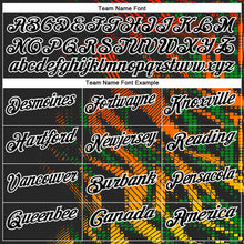 Load image into Gallery viewer, Custom Black Grass Green-White 3D Bowling Geometric Shape Performance Polo Shirt