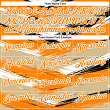 Load image into Gallery viewer, Custom Vegas Gold Bay Orange-Black 3D Bowling Abstract Grunge Art Performance Polo Shirt