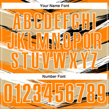 Load image into Gallery viewer, Custom Vegas Gold Bay Orange-Black 3D Bowling Abstract Grunge Art Performance Polo Shirt