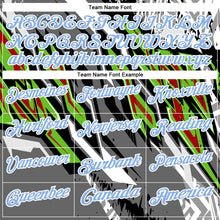 Load image into Gallery viewer, Custom Black Light Blue Gray Neon Green-Red 3D Bowling Abstract Grunge Art Performance Polo Shirt