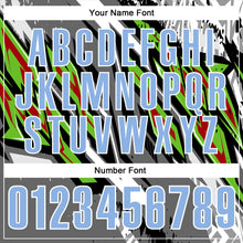 Load image into Gallery viewer, Custom Black Light Blue Gray Neon Green-Red 3D Bowling Abstract Grunge Art Performance Polo Shirt