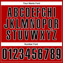 Load image into Gallery viewer, Custom Red Black-White 3D Bowling Tattoos Performance Polo Shirt