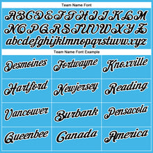 Load image into Gallery viewer, Custom Sky Blue Black-White 3D Bowling Tattoos Performance Polo Shirt